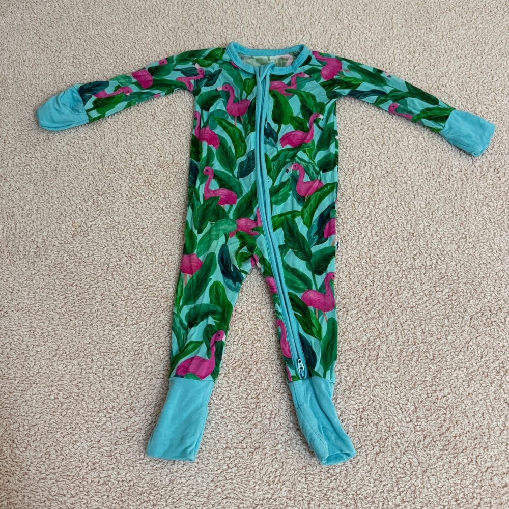 Little Sleepies Flamingo Zippy